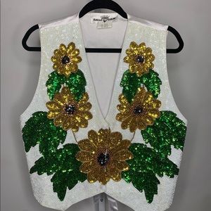 Flower Bomb Sequin Vest